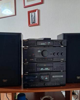 impianto stereo Hi-Fi Technics completo + SB-CS65