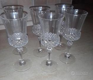 bicchieri in cristallo 