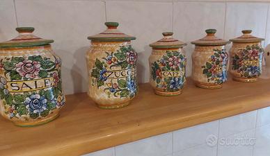 Set contenitori spezie da cucina Deruta
