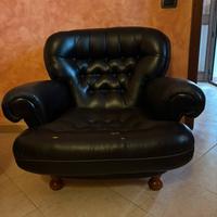 Poltrona Nera Vintage