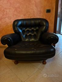 Poltrona Nera Vintage