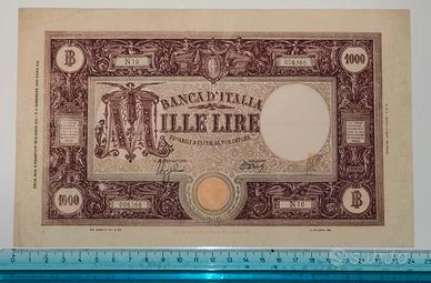 Mille Lire Decr. 6/2/1943 banconota Regno Italia