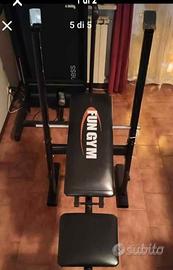 Panca + bilanciere+pesi