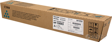 Toner Ricoh ORIGINALE e NUOVO codice 841856 Ciano