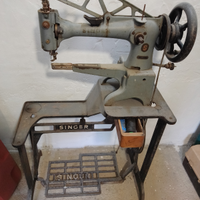 Machina da cucire da calzolaio stile liberty funzi