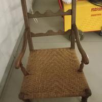 Poltrona d'epoca bassa