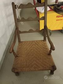 Poltrona d'epoca bassa