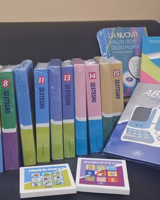 Libri SOSTEGNO Ist. Didattico -Nuovi e sigillati