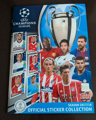 Album UEFA Champions League 2017/18 Topps completo