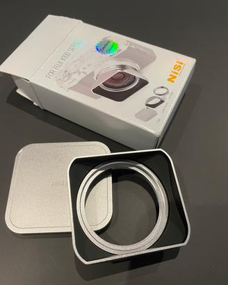 Paraluce e filtro UV per Fujifilm serie X100V/VI
