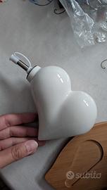 Set per aperitivo olio/aceto cuori