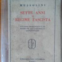 Opuscolo originale d'epoca:  "Sette anni di regime