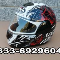 CASCO INTEGRALE AIROH SPEED FIRE EVIL BARGY DESIGN