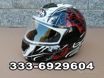 CASCO INTEGRALE AIROH SPEED FIRE EVIL BARGY DESIGN