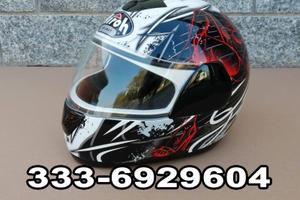 CASCO INTEGRALE AIROH SPEED FIRE EVIL BARGY DESIGN