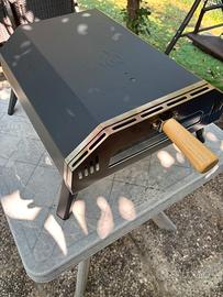 Forno pizza a gas con piatto rotante