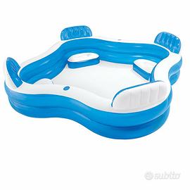 Piscina intex 56475 4 sedili 229 x 229 x 66 nuova