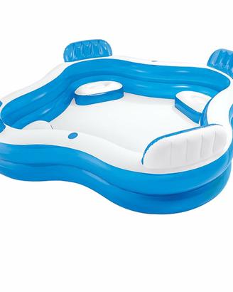 Piscina intex 56475 4 sedili 229 x 229 x 66 nuova
