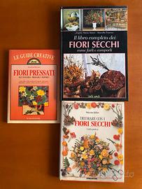 3 Libri sul decoro e utilizzo dei fiori secchi