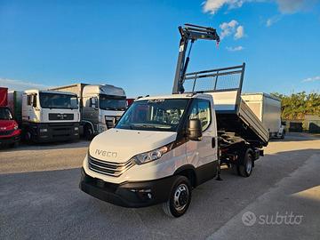 IVECO 35C16 NUOVO - RIBALTABILE E GRU 12 mt - 3.0 