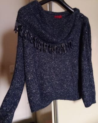 Maglione blu con lurex Max&Co.