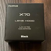 Fujifilm LH-X70 paraluce, portafiltri per X70/X100