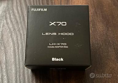 Fujifilm LH-X70 paraluce, portafiltri per X70/X100