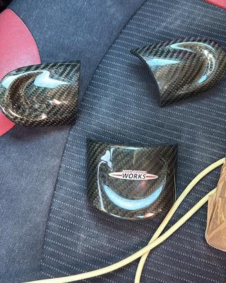 Placche volante carbonio jcw mini cooper r56