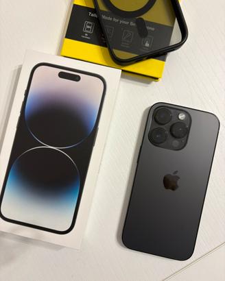 Iphone 14 PRO 128gb nero, cover e pellicola