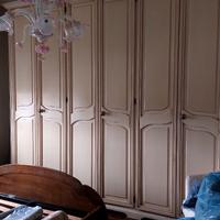 Armadio decapato avorio 6 ante