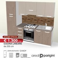 Cucina moderna lineare + Elettrodomestici-