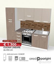Cucina moderna lineare + Elettrodomestici-