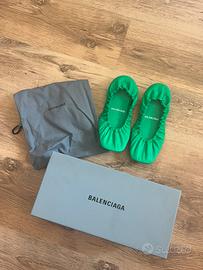 Scarpe Balenciaga nuova verde 38