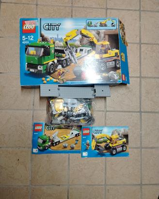 Lego city camion più scavatore da miniera 