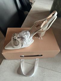 Scarpe da sposa Be Mine nuove n.39