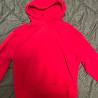 Felpa boxy fit rossa