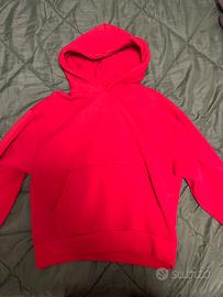Felpa boxy fit rossa