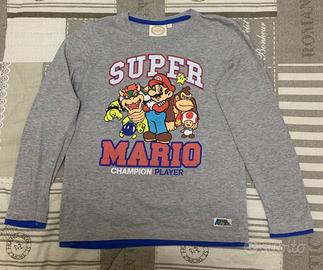 Maglietta maniche lunghe bambino Super Mario