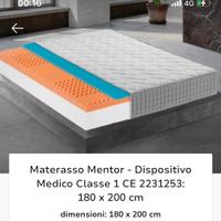 Materasso 180x200 mai usato