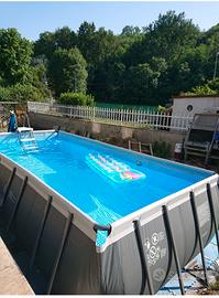 Piscina Intex 549x274x132 e Aspirapolvere a immers
