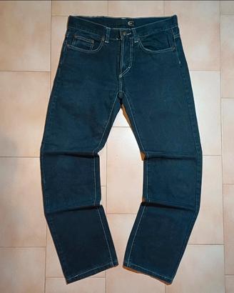 Jeans Straight Just Cavalli Neri Uomo W32 L32 Y2K