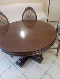 Tavolo e sedie6 per sala o cucina tavolo allungab