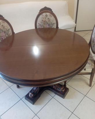 Tavolo e sedie6 per sala o cucina tavolo allungab