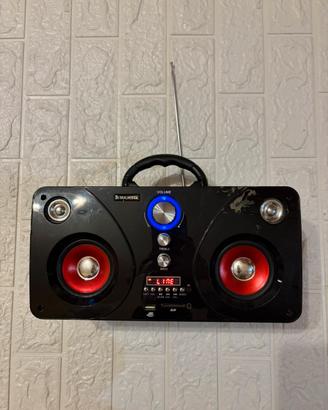 Cassa Majestic portatile con radio USB AUX