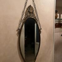 Set Toilette Vintage:Specchiera e Mensola