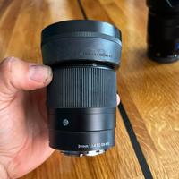 Sigma  30 1.4 sony E