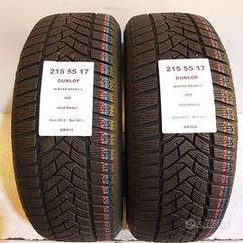 2 GOMME 215 55 17 DUNLOP BR904