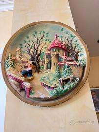 Quadro in ceramica vintage