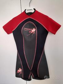 Muta corta in neoprene da donna/ragazza