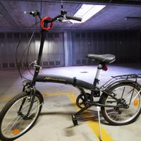 bicicletta pieghevole con marce 